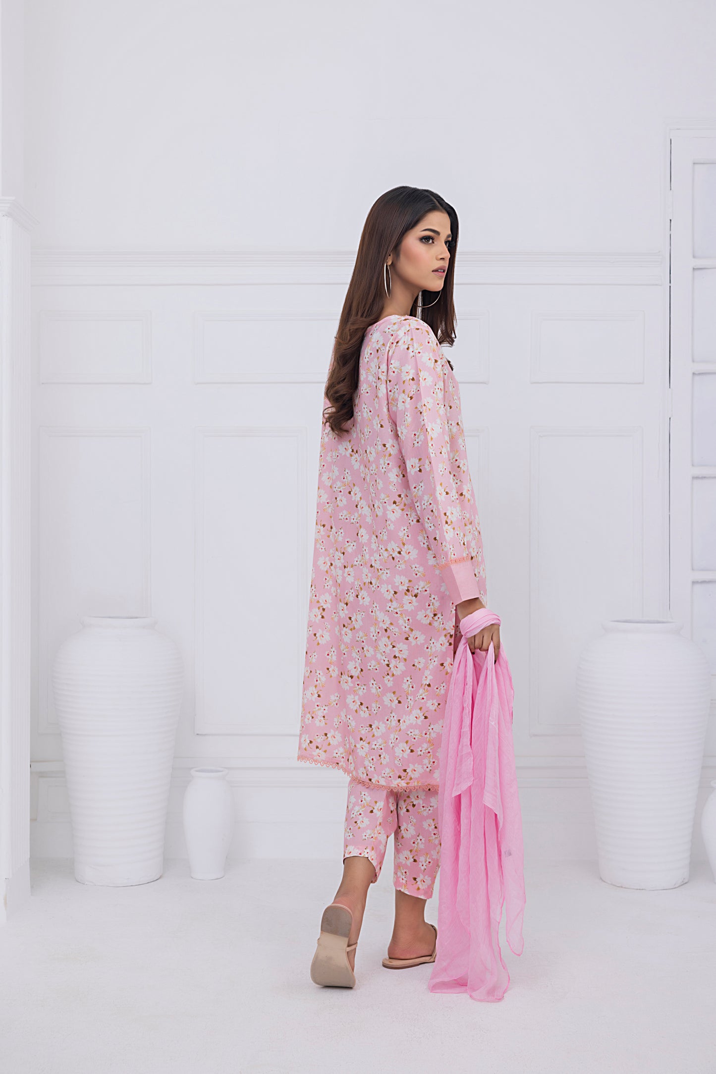 Linen Floral Lace
