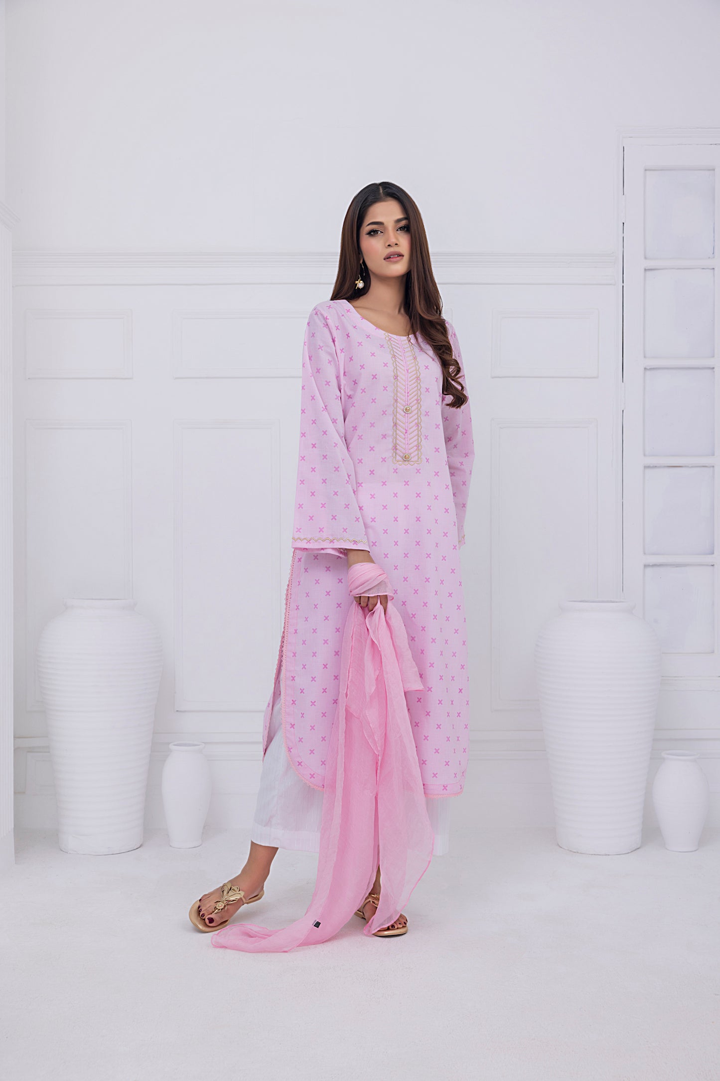 Linen Floral Lace