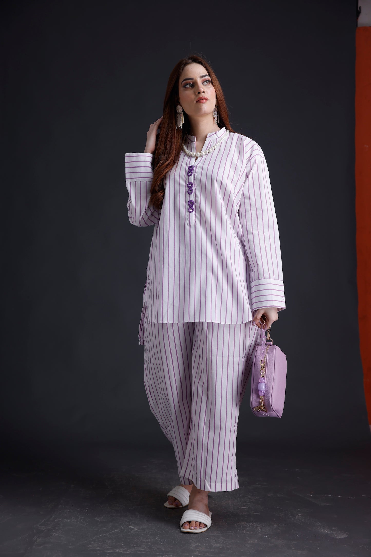 Striped Cotton Set